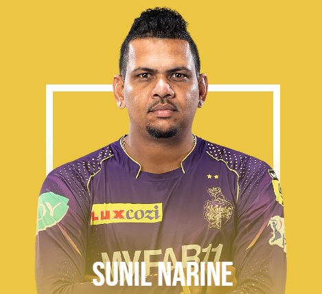 SUNIL NARINE THE WEST INDIAN CRICKETER FROM TRINIDAD RETIRED FROM INTERNATIONAL CRICKET